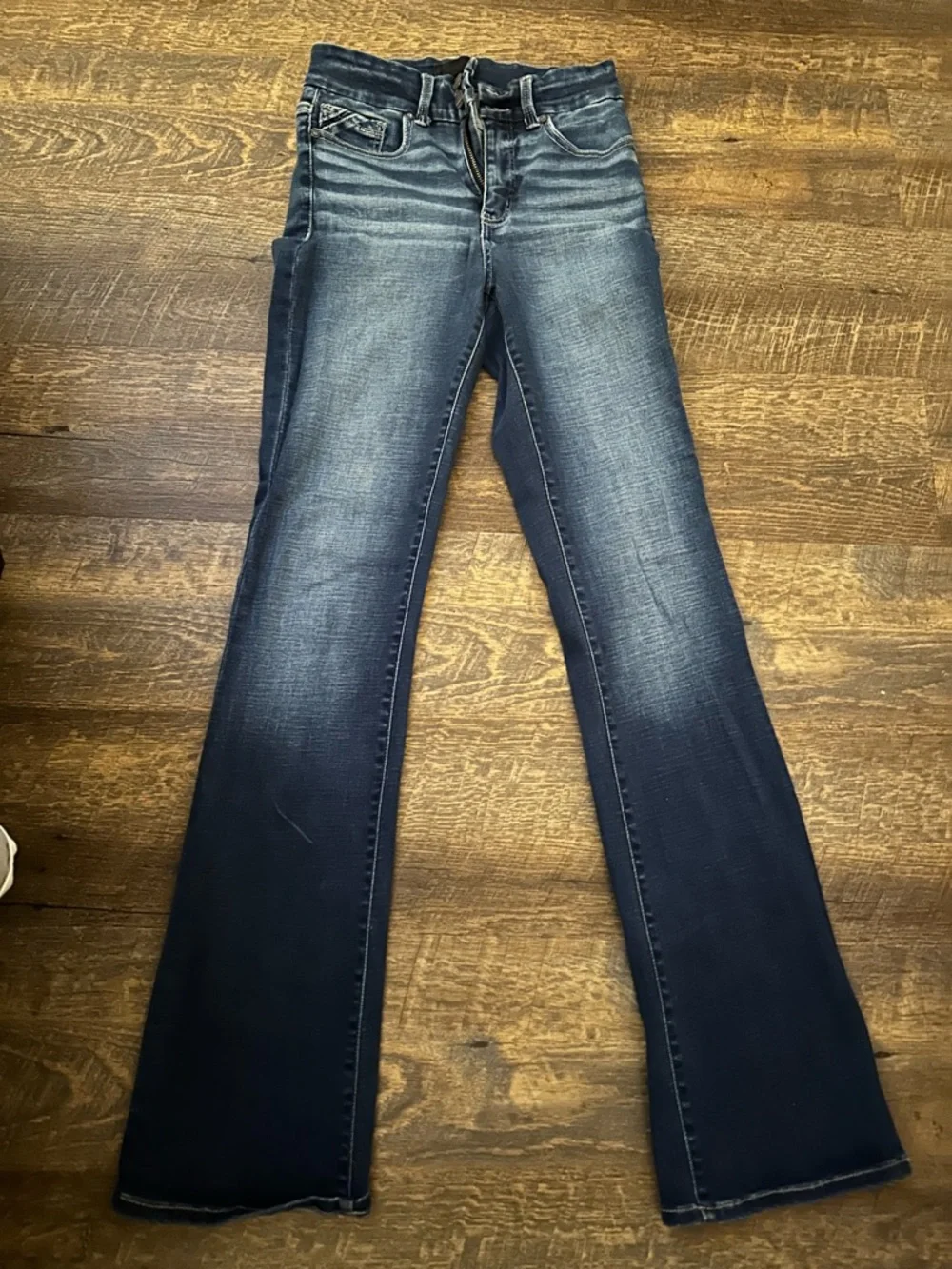 Buckle Women's Dark Wash Blue Boot Cut Jeans - Picture 1 of 5